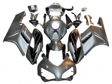 Best 2004-2005 Honda CBR1000RR Motorcycle Fairing - Silver Glossy Black UK