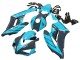 2004-2005 Honda CBR1000RR Motorcycle Fairings - Light Blue Glossy Black UK