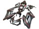 2004-2005 Honda CBR1000RR Motorcycle Fairings - Glossy Black Glossy Grey Red Stripe UK
