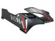 2004-2005 Honda CBR1000RR Motorcycle Fairings - Glossy Black Glossy Grey Red Stripe UK