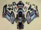 2004-2005 Honda CBR1000RR Motorcycle Fairings - Glossy Black Glossy Grey Red Stripe UK