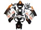 2004-2005 Honda CBR1000RR Motorcycle Fairings - Orange Silver Glossy Black Repsol UK