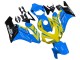 2004-2005 Honda CBR1000RR Motorcycle Fairings - Blue Yellow Glossy Black UK