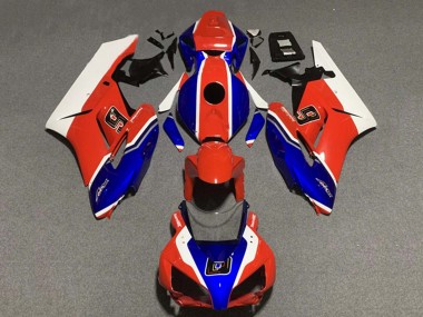 Best 2004-2005 Honda CBR1000RR Motorcycle Fairings - White Red Blue 6 UK