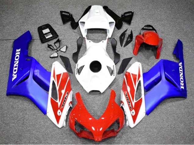 2004-2005 Honda CBR1000RR Motorcycle Fairing - White Red Blue UK