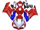 2004-2005 Honda CBR1000RR Motorcycle Fairings - Red Blue White Black Motul UK