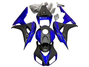 Best 2006-2007 Honda CBR1000RR Motorcycle Fairings - Blue Matte Black UK