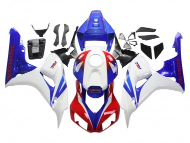 Best 2006-2007 Honda CBR1000RR Motorcycle Fairing - White Red Blue HRC UK