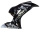 2006-2007 Honda CBR1000RR Motorcycle Fairings - Glossy Black Gold SevenStars UK