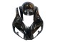 2006-2007 Honda CBR1000RR Motorcycle Fairings - Glossy Black Gold SevenStars UK