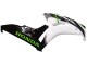 2006-2007 Honda CBR1000RR Motorcycle Fairing - White Green Glossy Black UK