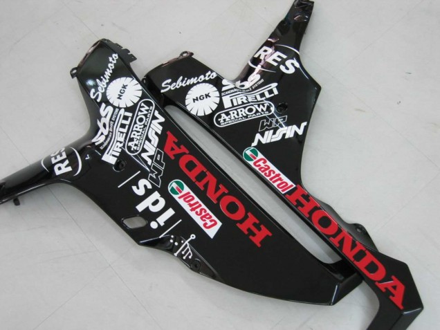 2006-2007 Honda CBR1000RR Motorcycle Fairings - White Green Glossy Black Hannspree 52 UK