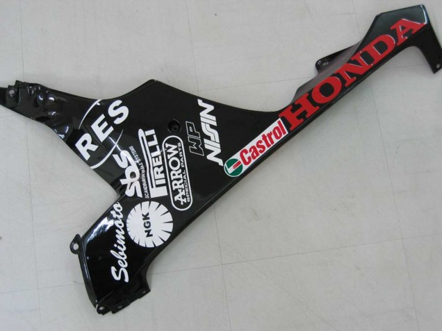 2006-2007 Honda CBR1000RR Motorcycle Fairings - White Green Glossy Black Hannspree 52 UK