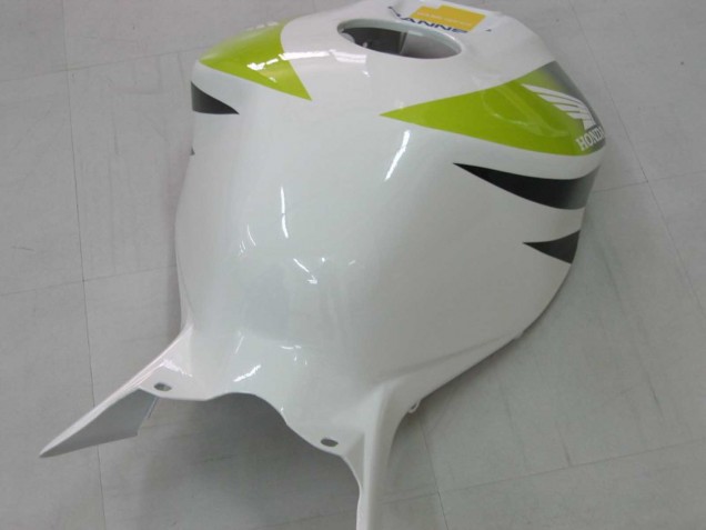 2006-2007 Honda CBR1000RR Motorcycle Fairings - White Green Glossy Black Hannspree 52 UK