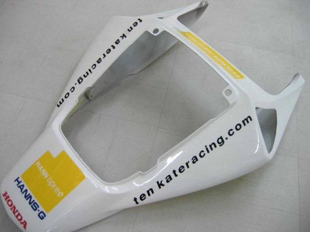 2006-2007 Honda CBR1000RR Motorcycle Fairings - White Green Glossy Black Hannspree 52 UK
