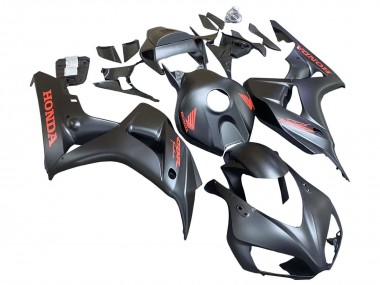 Best 2006-2007 Honda CBR1000RR Motorcycle Fairings - Matte Black Red Decals UK