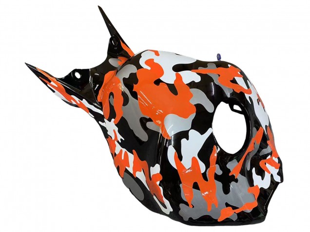 2006-2007 Honda CBR1000RR Motorcycle Fairings - Black Orange Silver Camouflage UK