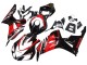 2006-2007 Honda CBR1000RR Motorcycle Fairings - Red Glossy Black UK