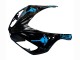 2006-2007 Honda CBR1000RR Motorcycle Fairing - White Blue Glossy Black UK