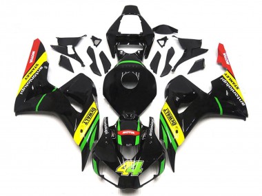 Best 2006-2007 Honda CBR1000RR Motorcycle Fairings - Glossy Black Yellow Green Red Motul 44 UK