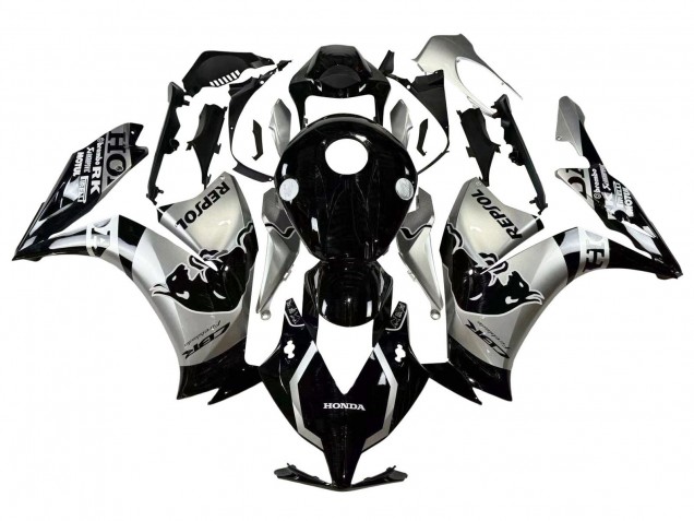 2012-2016 Honda CBR1000RR Motorcycle Fairings - Silver Glossy Black Repsol Red Bull UK
