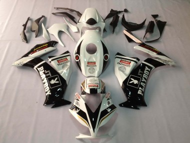 Best 2012-2016 Honda CBR1000RR Motorcycle Fairings - White Glossy Black Rizoma Playboy UK