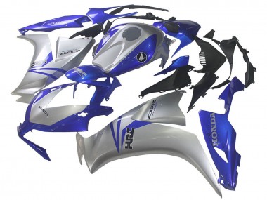 Best 2012-2016 Honda CBR1000RR Motorcycle Fairings - Silver Blue HRC UK