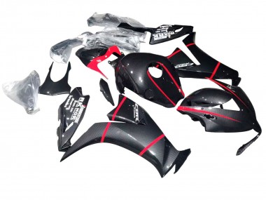 Best 2012-2016 Honda CBR1000RR Motorcycle Fairings - Black Carbon Fiber Red UK
