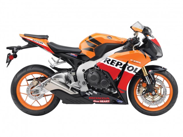 2012-2016 Honda CBR1000RR Motorcycle Fairings - Orange White Red Repsol UK