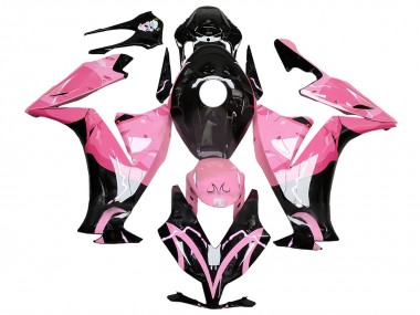 Best 2012-2016 Honda CBR1000RR Motorcycle Fairings - Pink Glossy Black UK