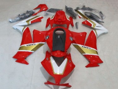 Best 2012-2016 Honda CBR1000RR Motorcycle Fairings - White Red Gold UK