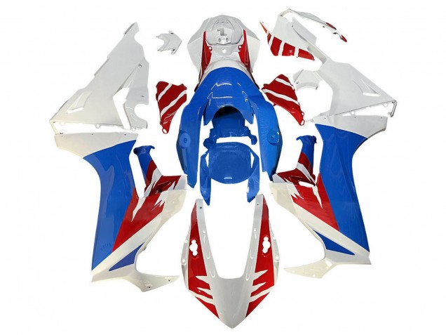 2017-2023 Honda CBR1000RR Bike Fairings - White Red Blue UK