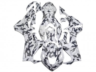 Best 2017-2023 Honda CBR1000RR Motorcycle Fairings - White Grey Camouflage UK