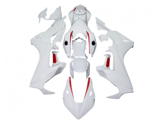 2017-2023 Honda CBR1000RR Motorcycle Fairings - White with Red Line UK