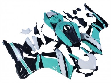 Best 2017-2023 Honda CBR1000RR Motorcycle Fairings - White Light Blue Glossy Black UK