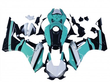 Best 2017-2023 Honda CBR1000RR Motorcycle Fairings - White Light Blue Glossy Black UK