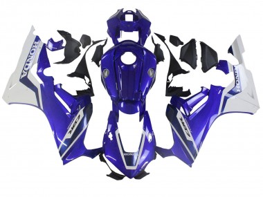 Best 2017-2023 Honda CBR1000RR Motorcycle Fairings - White Blue UK