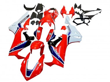Best 2017-2023 Honda CBR1000RR Motorcycle Fairing Kits - White Red Blue UK