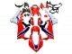 2017-2023 Honda CBR1000RR Motorcycle Fairing Kits - White Red Blue UK