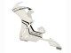 2017-2023 Honda CBR1000RR Motorcycle Fairings - White with Black Stripe Fireblade UK