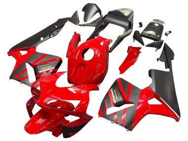 Best 2003-2004 Honda CBR600RR Motorcycle Fairings - Red Matte Black Racing UK