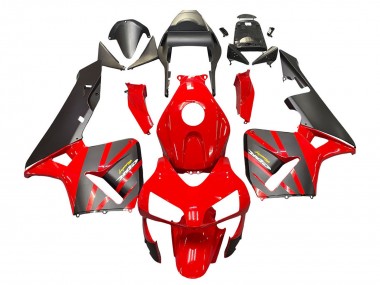 Best 2003-2004 Honda CBR600RR Motorcycle Fairings - Red Matte Black Racing UK