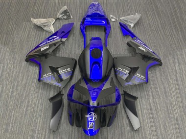 Best 2003-2004 Honda CBR600RR Motorcycle Fairings - Blue Matte Black UK