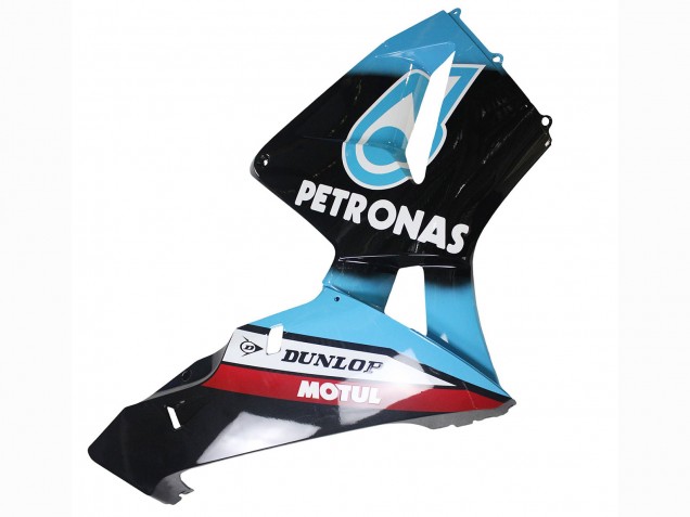 2003-2004 Honda CBR600RR Motorcycle Fairings - Light Blue Red Glossy Black Dunlop UK