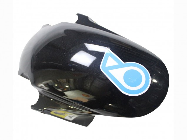 2003-2004 Honda CBR600RR Motorcycle Fairings - Light Blue Red Glossy Black Dunlop UK