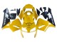 2003-2004 Honda CBR600RR Motorcycle Fairings - Yellow Glossy Black UK