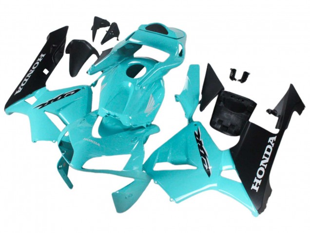 2003-2004 Honda CBR600RR Motorcycle Fairings - Light Blue Black UK