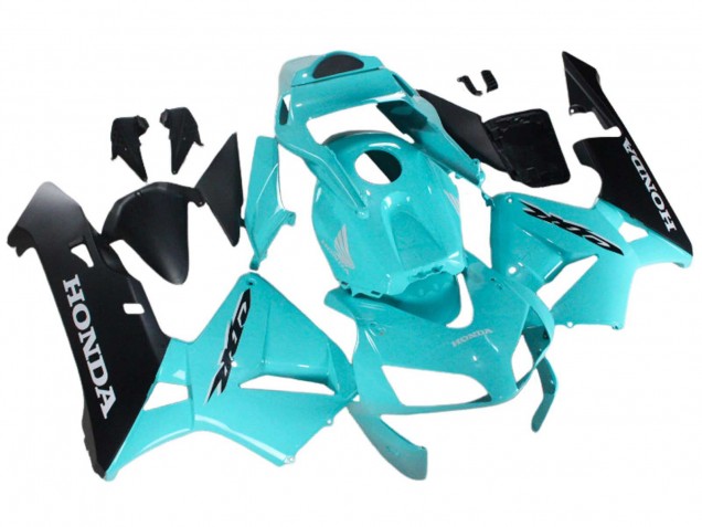 2003-2004 Honda CBR600RR Motorcycle Fairings - Light Blue Black UK