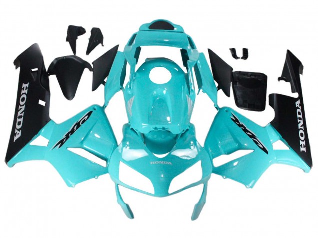 2003-2004 Honda CBR600RR Motorcycle Fairings - Light Blue Black UK