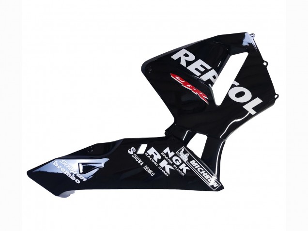 2003-2004 Honda CBR600RR Motorcycle Fairings - Glossy Black White Repsol UK